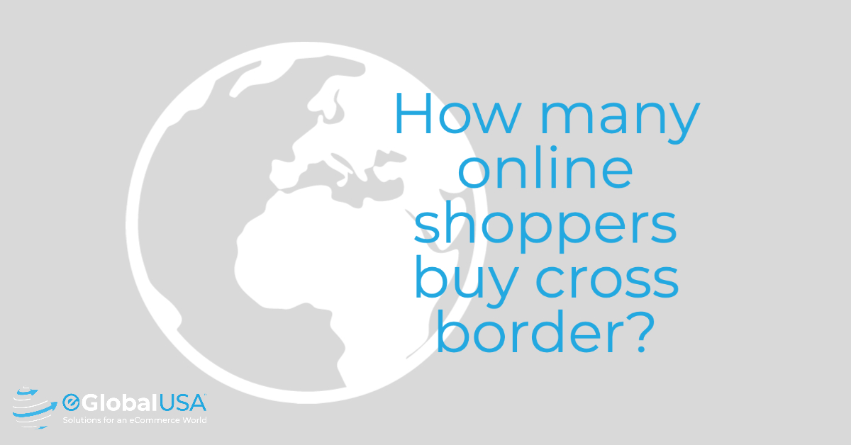 how many online shoppers buy cross border?